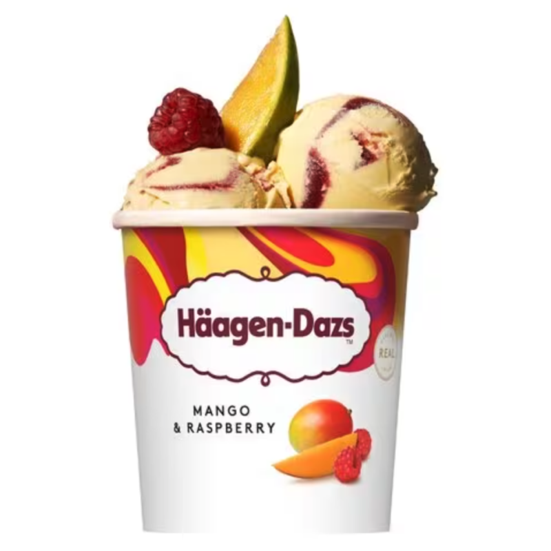 HAAGEN DAZS MANGO & RASPBERRY